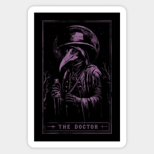Plague Doctor Tarot Card Magnet